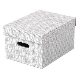 Esselte Boîte de rangement Home M, set de 3, blanc