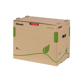 Esselte Container d'archives ECO pour classeurs, brun x10