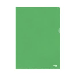 Esselte Pochette coins Standard, A4, PP grainé, vert