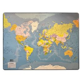 Esselte Sous-main en plastique, "Carte du monde"