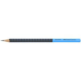FABER-CASTELL Crayon graphite GRIP 2001 TWO TONE, bleu