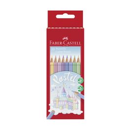 FABER-CASTELL Crayons de couleur COLOUR PASTELL, étui de 10