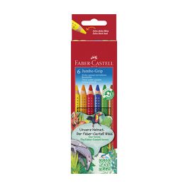 FABER-CASTELL Crayons de couleur JUMBO GRIP, étui en carton