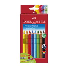 FABER-CASTELL Crayons de couleur Jumbo GRIP, étui promo