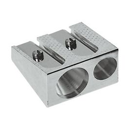 FABER-CASTELL Double taille crayon en Metall, argent