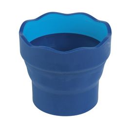 FABER-CASTELL Gobelet CLIC & GO, bleu