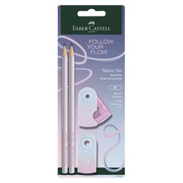 FABER-CASTELL Kit d'écriture GRIP Flow Edition, blushing sky