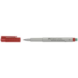 FABER-CASTELL Marqueur NonPermanent MULTIMARK S, rouge