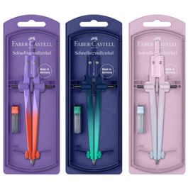 FABER-CASTELL Compas à réglage rapide STREAM Flow Edition x5