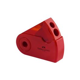 FABER-CASTELL Taille-crayon double avec étui de protection x12