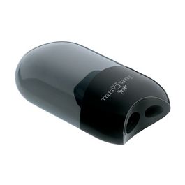 FABER-CASTELL Taille-crayon double, noir