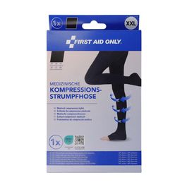FIRST AID ONLY Collants de contention, XXL, noir