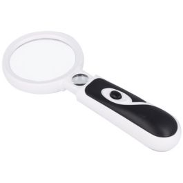 FIRST AID ONLY Loupe avec LED, rond, noir/blanc