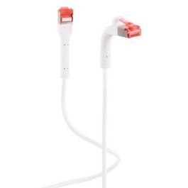 FLEXLINE Câble patch, cat. 6A, U/FTP, pliable, 0,25 m, blanc