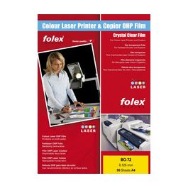 FOLEX Transparent pour laser Color BG-72, A4, transparent
