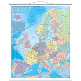 FRANKEN Carte de l'Europe, laminé, 970 x 1.370 mm