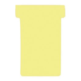 FRANKEN Fiches T, taille 2 / 48 x 84 mm, jaune