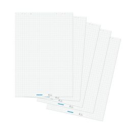 FRANKEN Papier pour chevalet, 20 feuilles, quadrillé x5