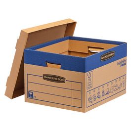 Fellowes BANKERS BOX Carton déménagement SmoothMove FastFold x10