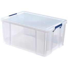 Fellowes Boîte de rangement ProStore, 70 litres, transparent