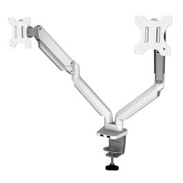 Fellowes Bras porte-écrans double Platinum Series, blanc