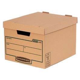 Fellowes Caisse d'archivage et transport standard BANKERS x10