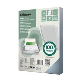 Fellowes Plats de couverture, A4, PET, transparent, 0,18 mm
