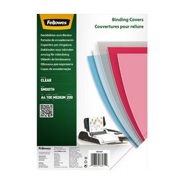 Fellowes Couverture, A4, PET, transparent, 0,20 mm