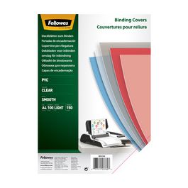 Fellowes Couverture, A4, PVC, 0,30 mm, transparent