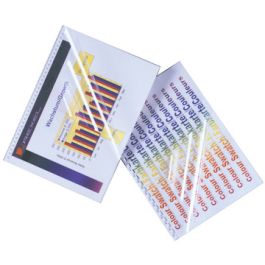 GBC Couverture de reliure HiClear, format A4, PVC, 0,24 mm