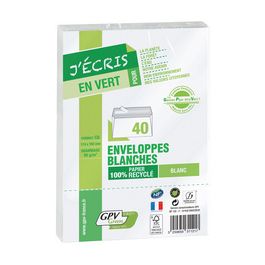 GPV Enveloppes ERAPure, DL, 110 x 220 mm, sans fenêtre