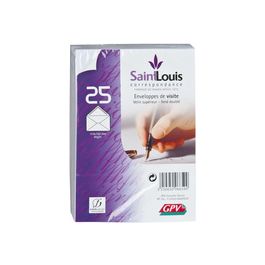 GPV Enveloppes de visite Saint Louis, 90 x 140 mm, blanc