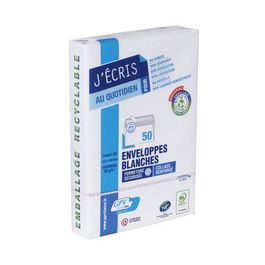 GPV Enveloppes, C6, 114 x 162 mm, sans fenêtre, blanc