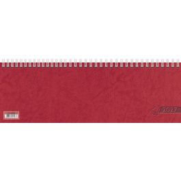 Glocken Tischkalender "Querterminbuch", 2027, rot
