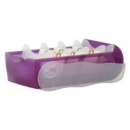 HAN Boîte à fiches CROCO, A7 paysage, violet translucide