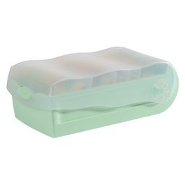 HAN Boîte à fiches CROCO, A7, vert pastel/translucide