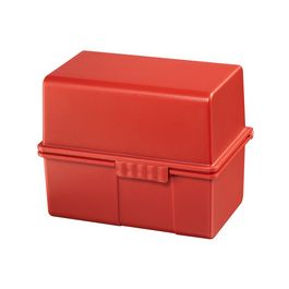 HAN Boîte à fiches, A6 paysage, plastique, rouge