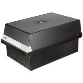 HAN Boîte à fiches, A6 paysage, pour 1.300 cartes, noir