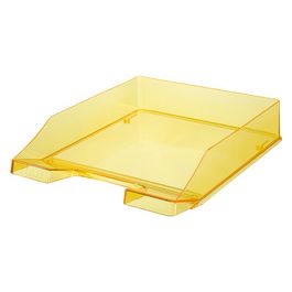HAN Corbeille à courrier KLASSIK TRANSPARENT, A4, jaune x6