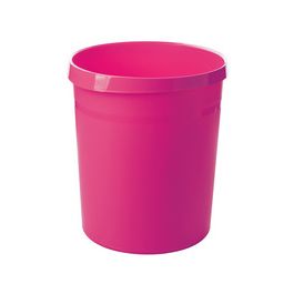 HAN Corbeille à papier GRIP TREND COLOURS, PP, 18 L, rose