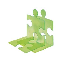 HAN Serre-livres PUZZLE, set de 2, vert translucide