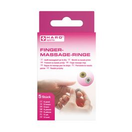 HARO Bague de massage pour les doigts, en acier au carbone