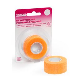 HARO Bande de fixation élastique, 25 mm x 2,5 m, orange