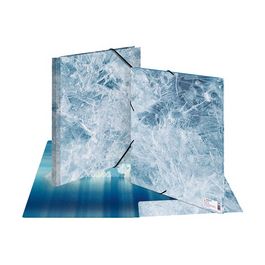 HERMA Chemise à élastiques "Nature", A4, carton, Ice