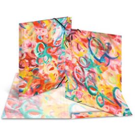 HERMA Chemise à élastiques "Peinture", carton, A4