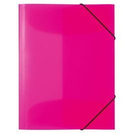 HERMA Chemise à élastiques, en PP, A3, rose fluo