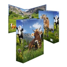 HERMA Classeur à motif "Vache d'alpages", A4