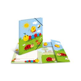 HERMA Eckspannermappe "Frieda & Friends", Karton, DIN A4