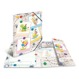 HERMA Eckspannermappe "Sandkastenfreunde", Karton, DIN A3