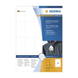 HERMA Etiquette à suspendre SPECIAL, 30 x 37 mm, blanc